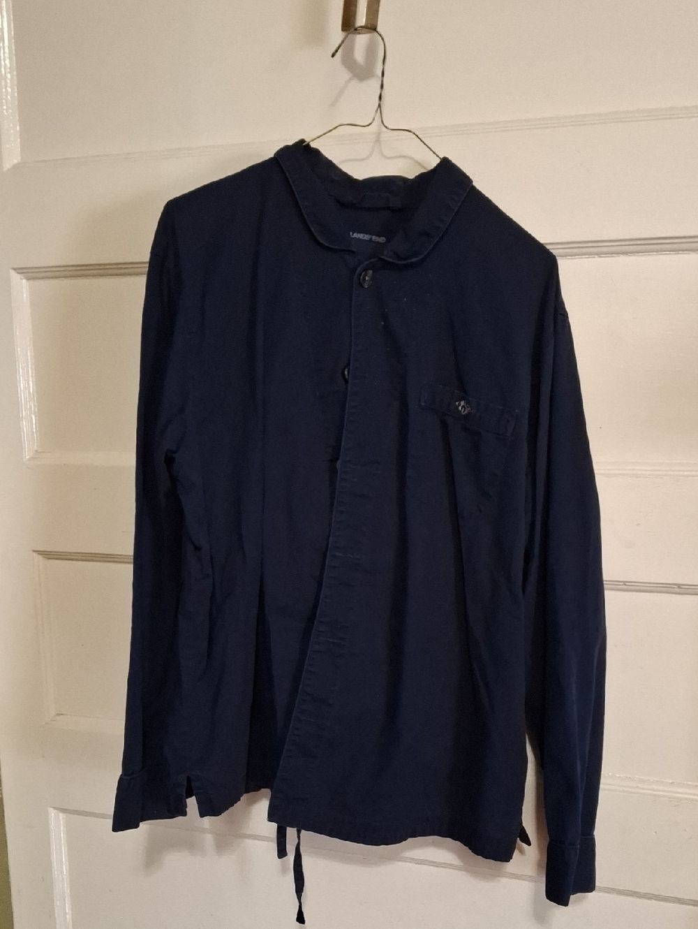 Lands' End Dark Navy Lightweight Pajama Set (Mgs222)